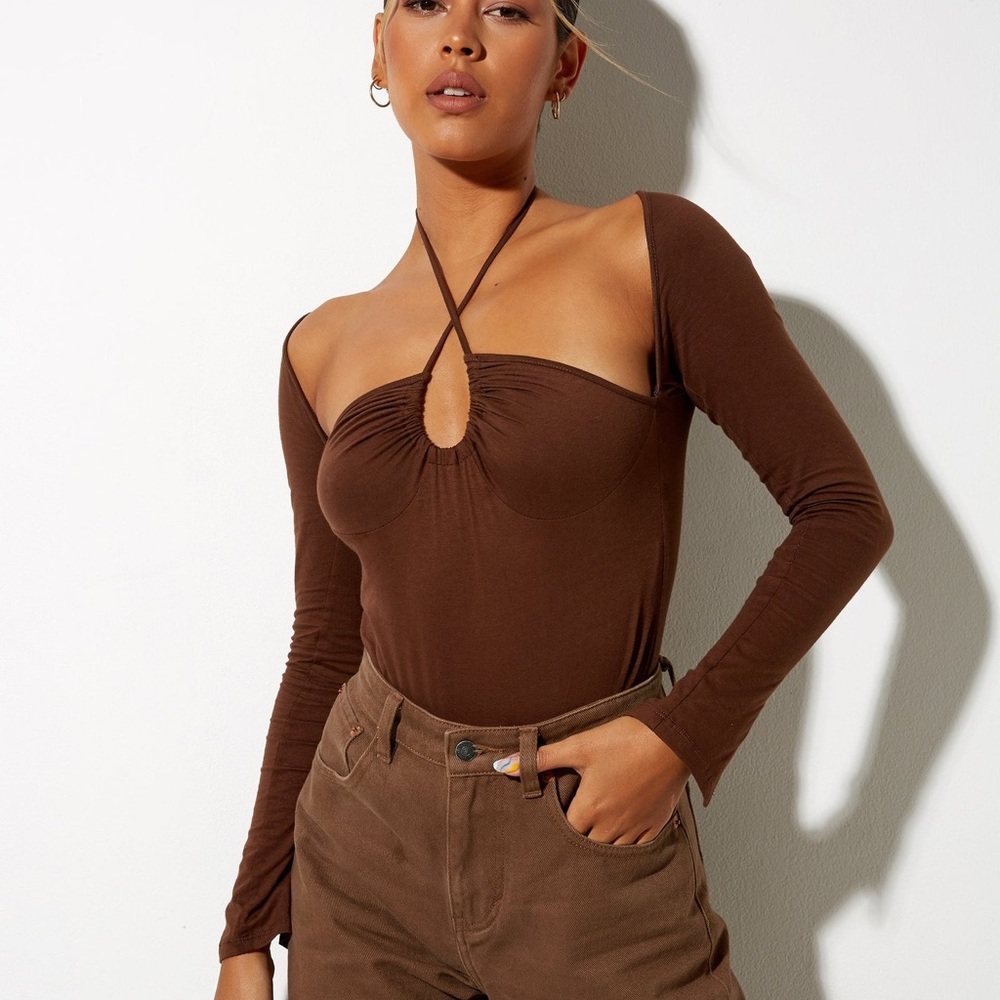 Lasira Bodice in Lycra Cocoa
